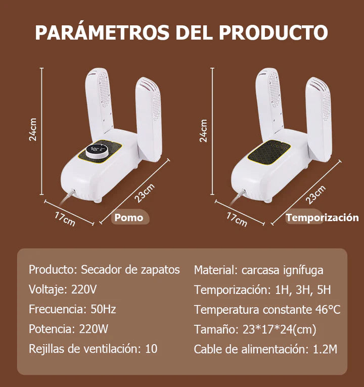 FOOTFUSION™ -SECADOR DE ZAPATOS  PORTATIL 👞