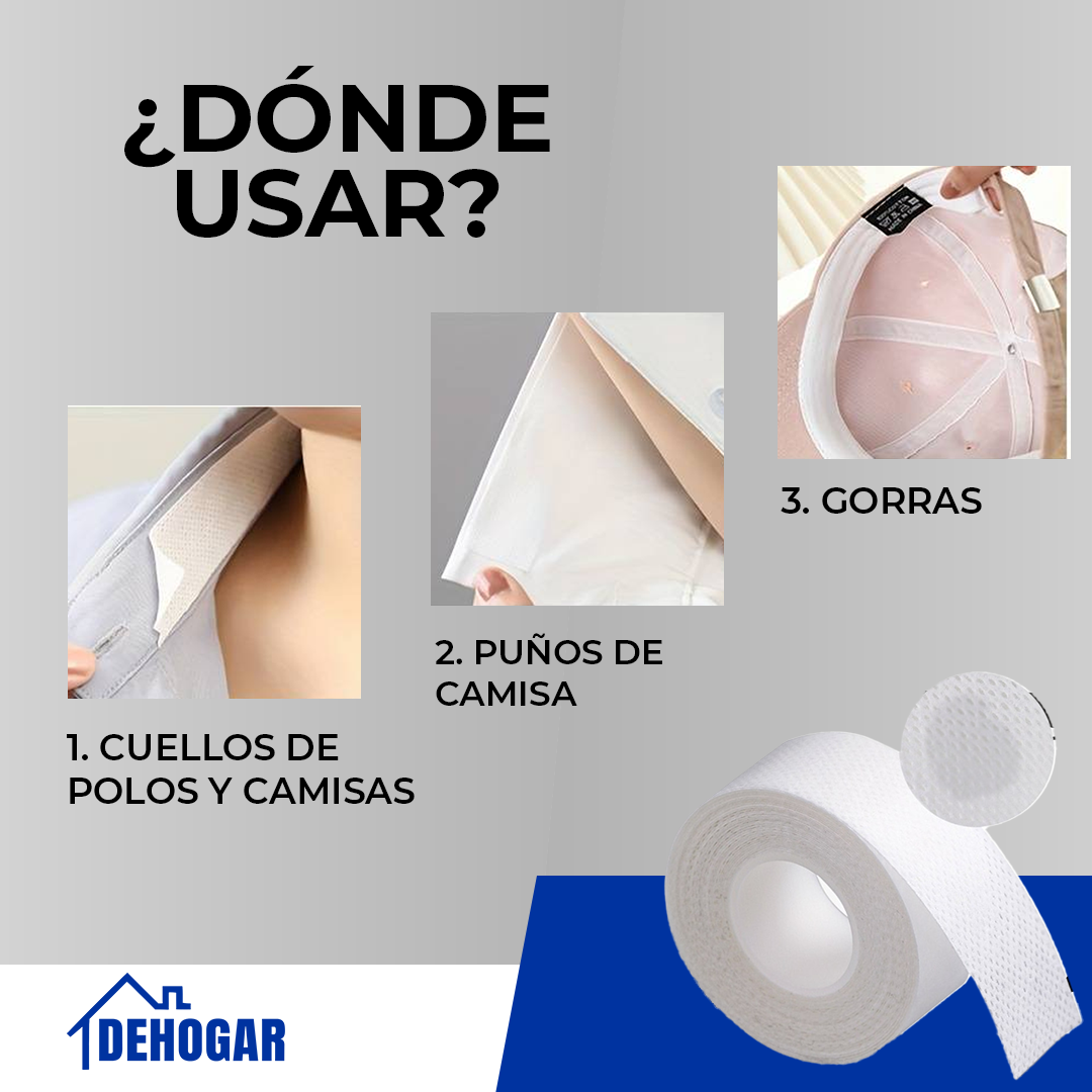 SUDOR TAPE - CINTA ANTI SUDOR PARA ROPA